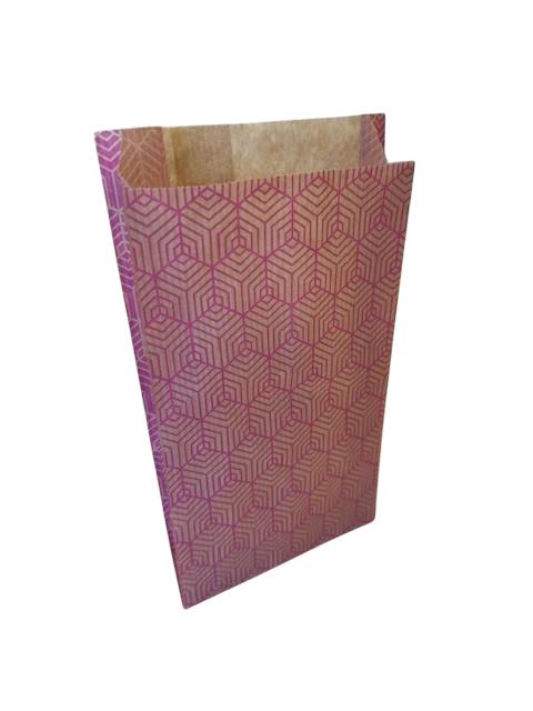 SAC CROISSANT BRUN 12+5X21CM 102 GEO
