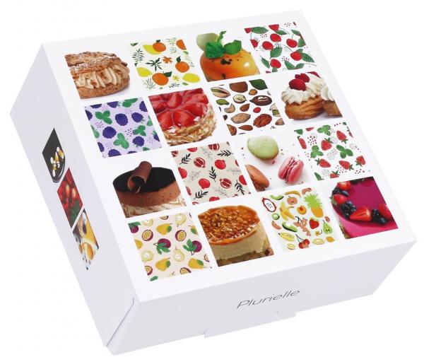 BOITE PATISSIERE PLURIELLE 16X8CM