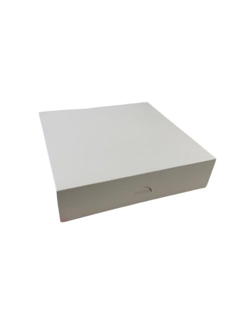 BOITE PATISSIERE BLANCHE 16X5CM