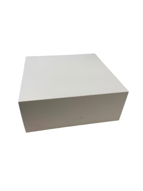 BOITE PATISSIERE BLANCHE 16X8CM