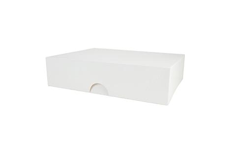 BOITE TRAITEUR BLANCHE 30X40+10CM