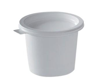 POT CREME BLANC COUVERCLE 250CC