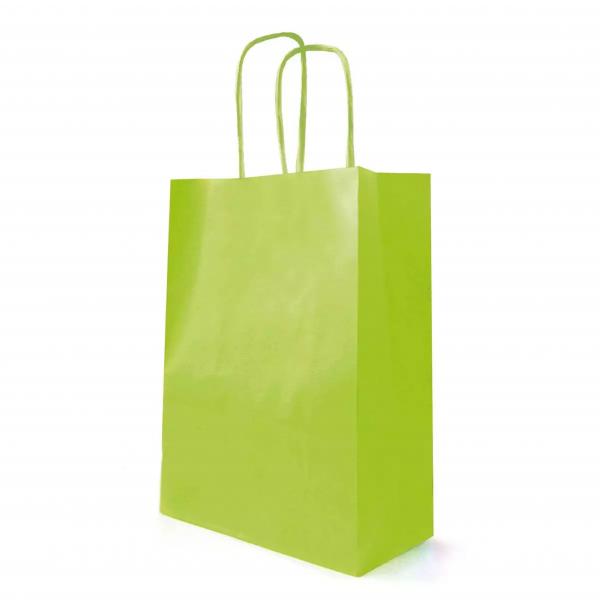 SAC CABAS PAPIER ANIS 23+12X30CM