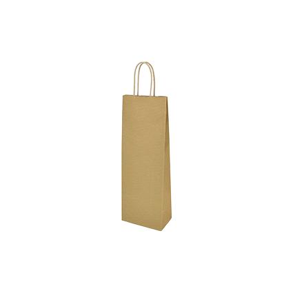 SAC KRAFT 1 BOUTEILLE 14+8X39 CM