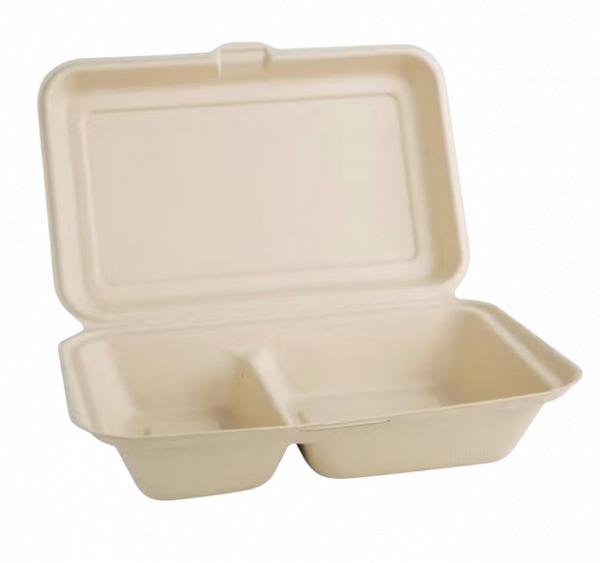 BOITE REPAS 2 COMPARTIMENTS PULPE