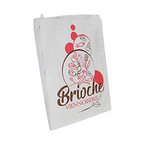 SAC BRIOCHE BLANC 107 26+8X36CM