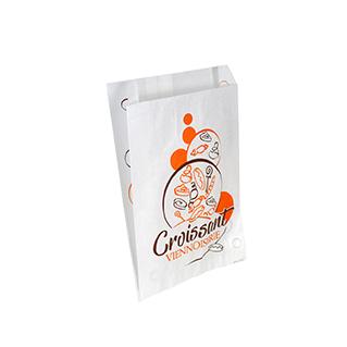 SAC CROISSANT BLANC 103 14+5X21CM