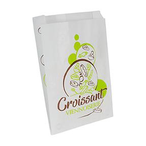 SAC CROISSANT BLANC 104 16+6X24CM