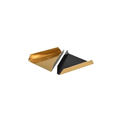 TRIANGLE PLIE OR/NOIR
