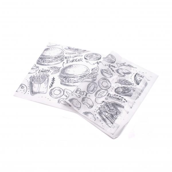 PAPIER BURGER GRIS 31X40CM 30GR