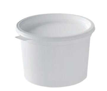 POT CREME BLANC COUVERCLE 500CC