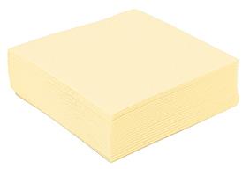 SERVIETTE COCKTAIL 25X25 CHAMPAGNE