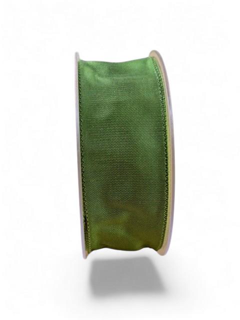 RUBAN ARME 40 MM VERT FONCE 140111