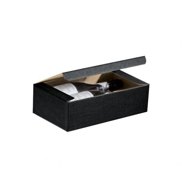 COFFRET 2 BOUT NOIR 34X18X9.5