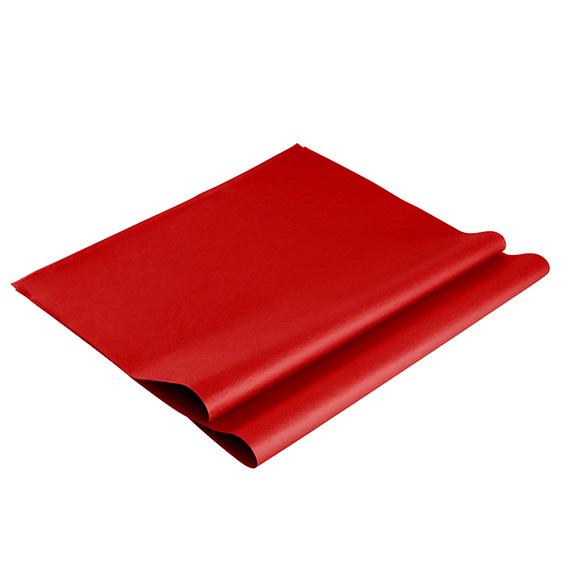 MOUSSELINE COULEUR ROUGE 50X70CM