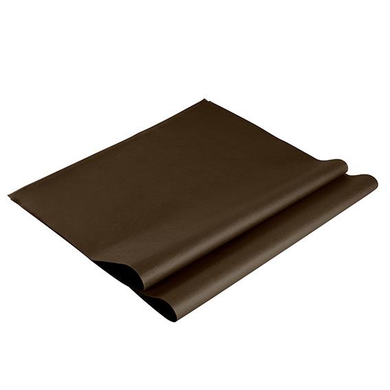 MOUSSELINE COULEUR CHOCOLAT 50X70CM