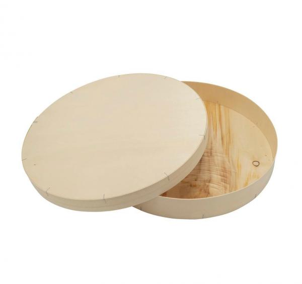 BOITE APERO BOIS RONDE 357X52 MM