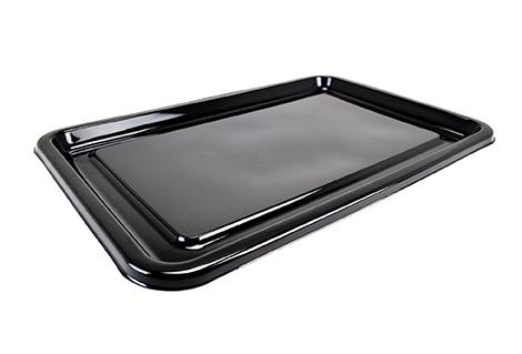 PLATEAU EBONY RECT. 55X37CM BLA9321