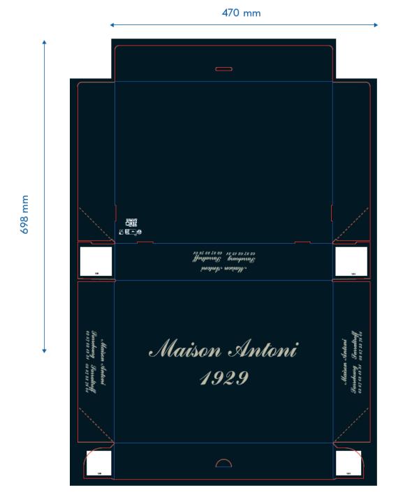 BOITE TRAITEUR 35X26X6 ANTONI PGRF-0