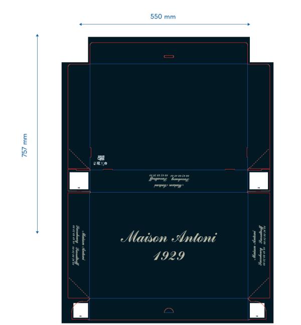 BOITE TRAITEUR ANTONI 43X29X6 PGRF-0