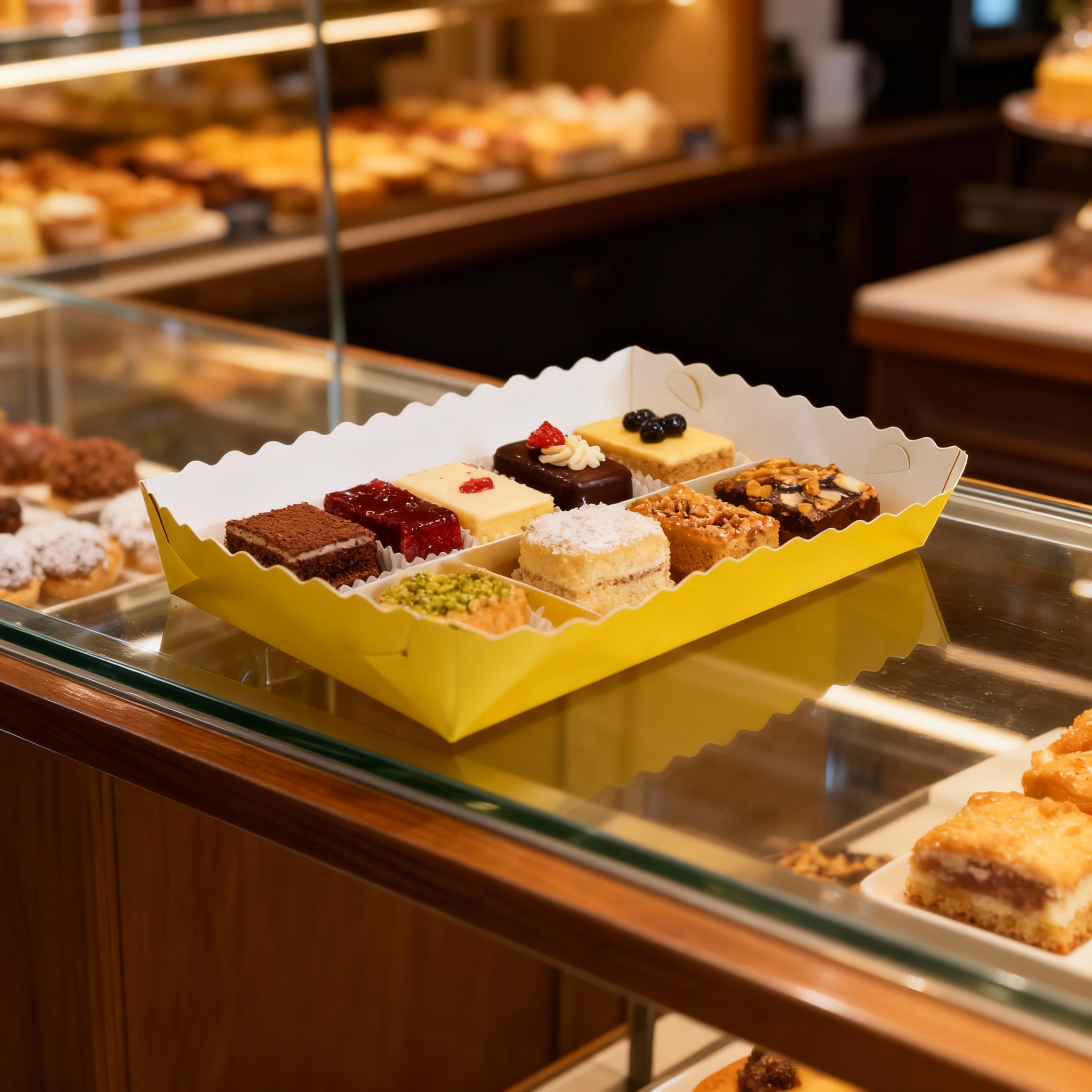Barquette dentelle pour petit four