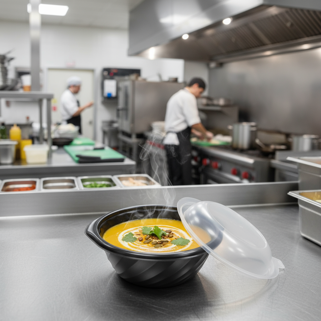 Pot à soupe plastique