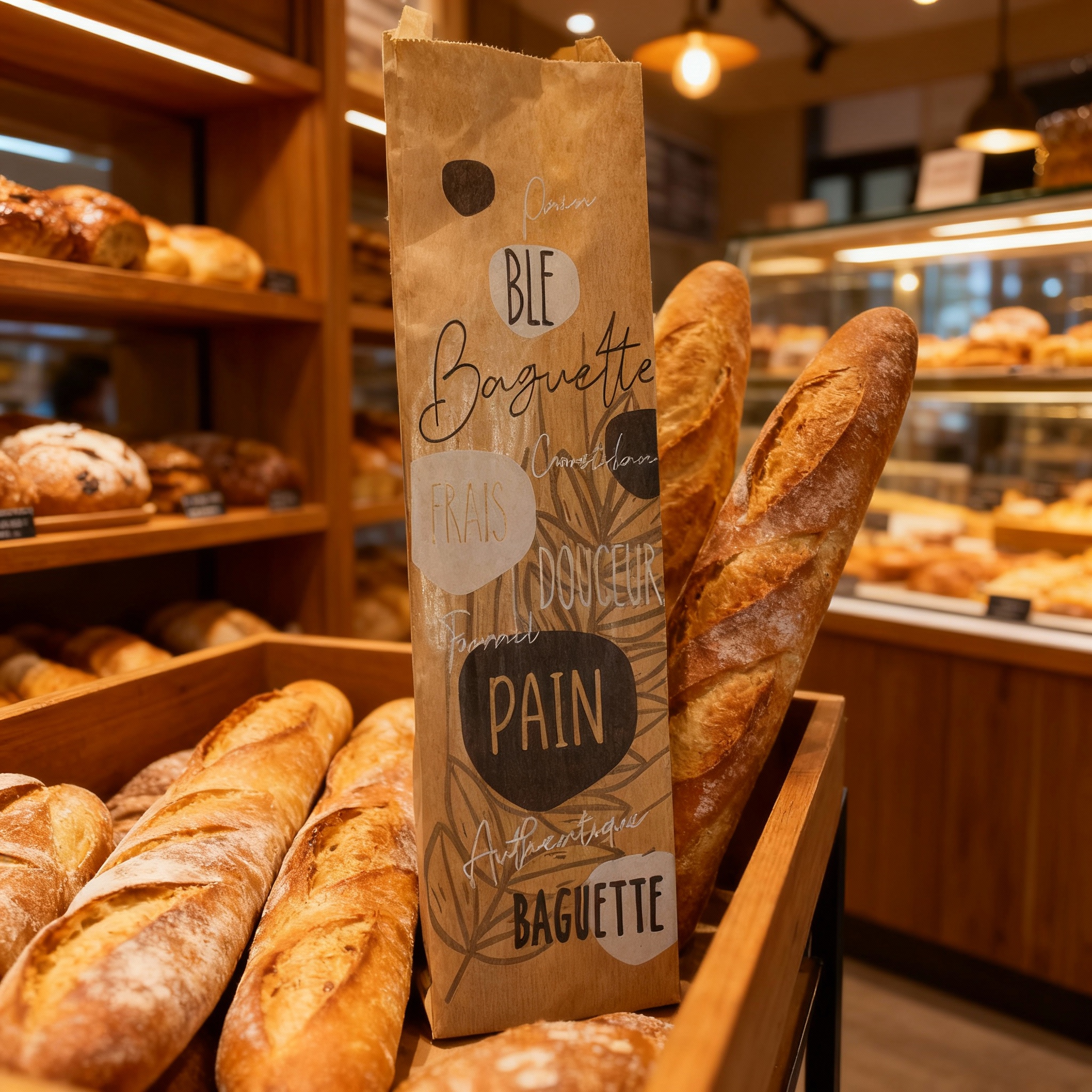 Sac à pain et baguette passe partout