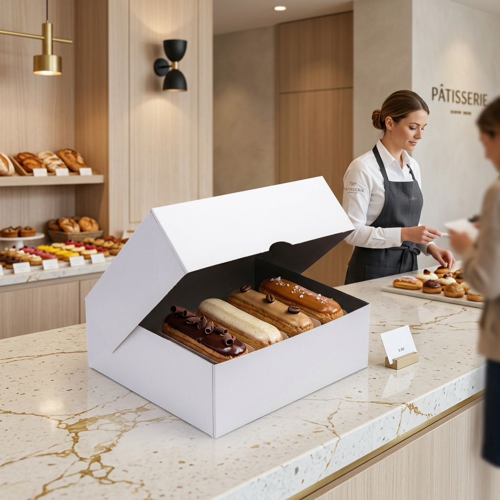 Boîte éclair blanche